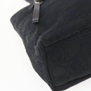 Salvatore Ferragamo Tote Bag Nylon Black Silver Auth SW2049-14