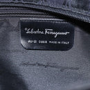 Salvatore Ferragamo Tote Bag Nylon Black Silver Auth SW2049-12