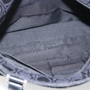 Salvatore Ferragamo Tote Bag Nylon Black Silver Auth SW2049-11