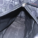 Salvatore Ferragamo Tote Bag Nylon Black Silver Auth SW2049-18