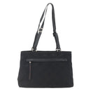 Salvatore Ferragamo Tote Bag Nylon Black Silver Auth SW2049-13