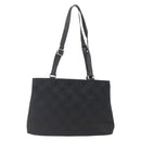 Salvatore Ferragamo Tote Bag Nylon Black Silver Auth SW2049-2