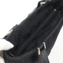 Salvatore Ferragamo Tote Bag Nylon Black Silver Auth SW2049-6