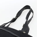 Salvatore Ferragamo Tote Bag Nylon Black Silver Auth SW2049-8