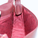 CARTIER Shoulder Bag Leather Bordeaux Gold Auth SW2055-18