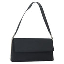 Salvatore Ferragamo Shoulder Bag Nylon Black Silver Auth SW2057-1