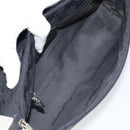 Salvatore Ferragamo Shoulder Bag Nylon Black Silver Auth SW2057-17