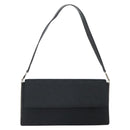 Salvatore Ferragamo Shoulder Bag Nylon Black Silver Auth SW2057-2