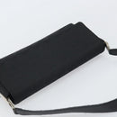 Salvatore Ferragamo Shoulder Bag Nylon Black Silver Auth SW2057-6
