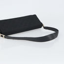 Salvatore Ferragamo Shoulder Bag Nylon Black Silver Auth SW2057-7