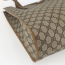 GUCCI GG Supreme Tote Bag PVC Beige Gold 40 02 998 Auth SW2059-11