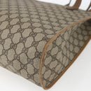 GUCCI GG Supreme Tote Bag PVC Beige Gold 40 02 998 Auth SW2059-12