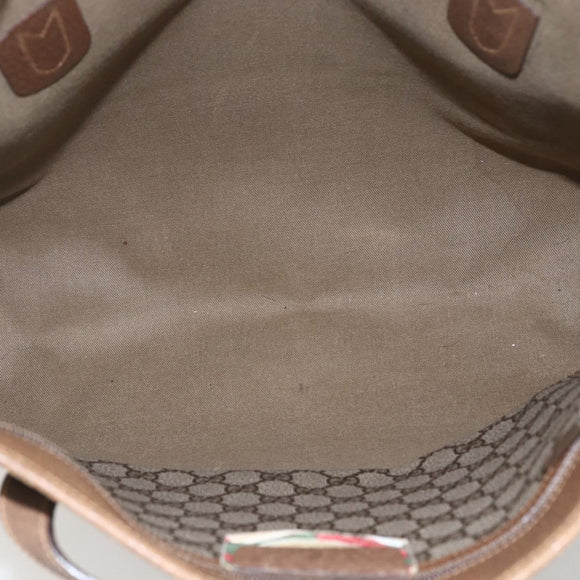 GUCCI GG Supreme Tote Bag PVC Beige Gold 40 02 998 Auth SW2059