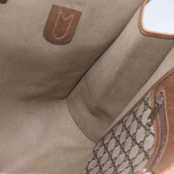 GUCCI GG Supreme Tote Bag PVC Beige Gold 40 02 998 Auth SW2059