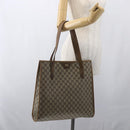GUCCI GG Supreme Tote Bag PVC Beige Gold 40 02 998 Auth SW2059-22