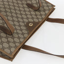 GUCCI GG Supreme Tote Bag PVC Beige Gold 40 02 998 Auth SW2059-6