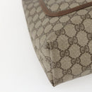 GUCCI GG Supreme Web Sherry Line Tote Bag PVC Beige 39 02 003 Auth SW2061-11