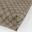 GUCCI GG Supreme Web Sherry Line Tote Bag PVC Beige 39 02 003 Auth SW2061-12