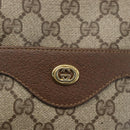 GUCCI GG Supreme Web Sherry Line Tote Bag PVC Beige 39 02 003 Auth SW2061-14