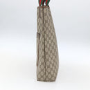 GUCCI GG Supreme Web Sherry Line Tote Bag PVC Beige 39 02 003 Auth SW2061-5