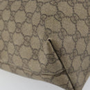GUCCI GG Supreme Tote Bag PVC Beige 211137 Auth SW2062-15