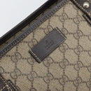 GUCCI GG Supreme Tote Bag PVC Beige 211137 Auth SW2062-18