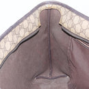 GUCCI GG Supreme Tote Bag PVC Beige 211137 Auth SW2062-22