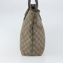 GUCCI GG Supreme Tote Bag PVC Beige 211137 Auth SW2062-4