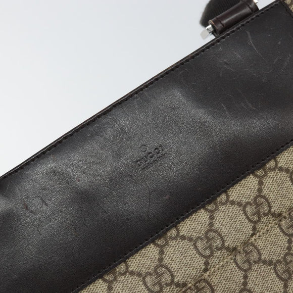 GUCCI GG Canvas Shoulder Bag Beige 27639 Auth SW2066A
