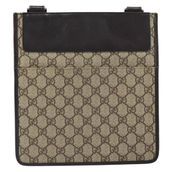 GUCCI GG Canvas Shoulder Bag Beige 27639 Auth SW2066A