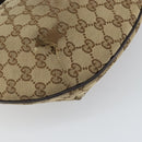 GUCCI GG Canvas Shoulder Bag Beige Gold 181092 Auth SW2067-18