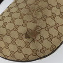 GUCCI GG Canvas Shoulder Bag Beige Gold 181092 Auth SW2067-8