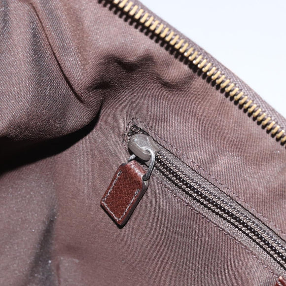 GUCCI GG Canvas Shoulder Bag Beige Gold 181092 Auth SW2067