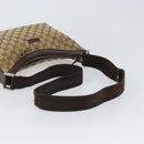 GUCCI GG Canvas Shoulder Bag Beige Gold 181092 Auth SW2067-7