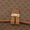 GUCCI Micro GG Supreme Shoulder Bag PVC Beige Gold 001 406 1780 Auth SW2069-14
