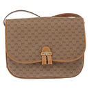 GUCCI Micro GG Supreme Shoulder Bag PVC Beige Gold 001 406 1780 Auth SW2069-2