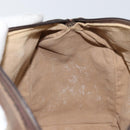 GUCCI GG Supreme Web Sherry Line Bag PVC Beige Gold 012 3842 58 Auth SW2070-19