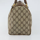 GUCCI GG Supreme Web Sherry Line Bag PVC Beige Gold 012 3842 58 Auth SW2070-5