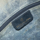 GUCCI GG Supreme Sherry Line Hand Bag PVC Navy Gold 37 02 3839 Auth SW2071-18