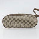 GUCCI GG Plus Supreme Shoulder Bag PVC Beige Gold Auth SW2072-9