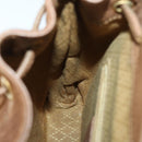 GUCCI Bamboo Backpack Suede Brown Gold 003 1956 0030 Auth SW2078-21