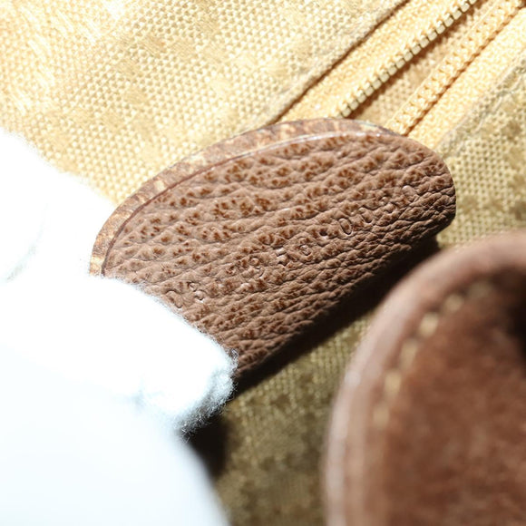 GUCCI Bamboo Backpack Suede Brown Gold 003 1956 0030 Auth SW2078