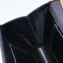 GUCCI Chain Shoulder Bag Nylon Black Gold Auth SW2080-19