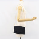 GUCCI Chain Shoulder Bag Nylon Black Gold Auth SW2080-22
