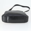 GUCCI Bamboo Shoulder Bag Leather 2way Black Gold 001 0166 1577 Auth SW2082-5