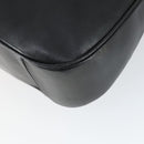 GUCCI Bamboo Shoulder Bag Leather 2way Black Gold 001 0166 1577 Auth SW2082-17