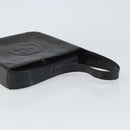 GUCCI Shoulder Bag Enamel Black 000 0506 Auth SW2083-7