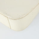 GUCCI Shoulder Bag Patent leather White Silver 007 3184 0250 Auth SW2084-12