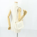 GUCCI Shoulder Bag Patent leather White Silver 007 3184 0250 Auth SW2084-22