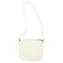 GUCCI Shoulder Bag Patent leather White Silver 007 3184 0250 Auth SW2084-3